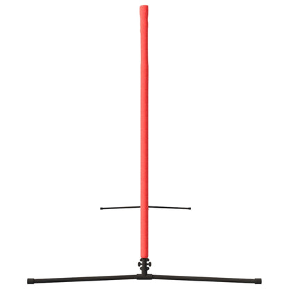 vidaXL Filet de tennis Noir et rouge 400x100x87 cm Polyester
