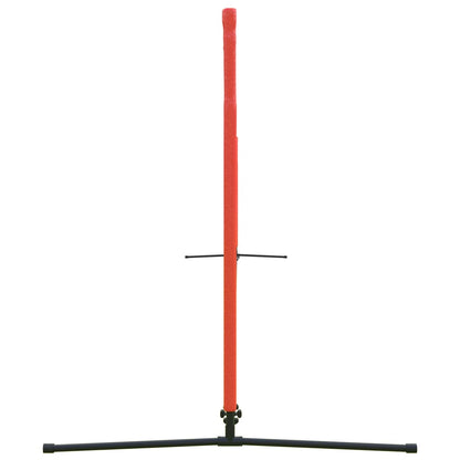 vidaXL Filet de tennis Noir et rouge 500x100x87 cm Polyester