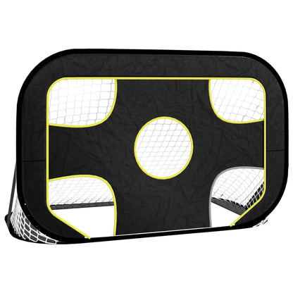 vidaXL Filet de but de football avec cible 120x80x80 cm polyester