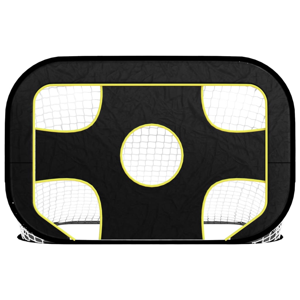 vidaXL Filet de but de football avec cible 120x80x80 cm polyester