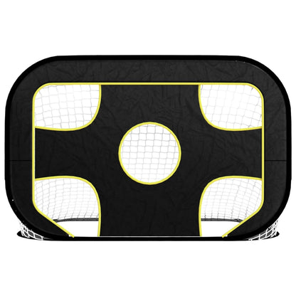vidaXL Filet de but de football avec cible 120x80x80 cm polyester