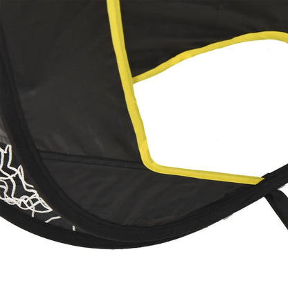 vidaXL Filet de but de football avec cible 120x80x80 cm polyester