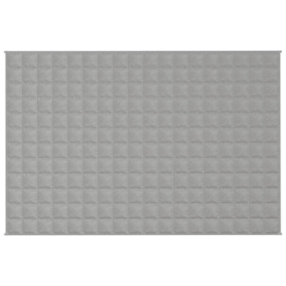 vidaXL Couverture lestée Gris 122x183 cm 5 kg Tissu