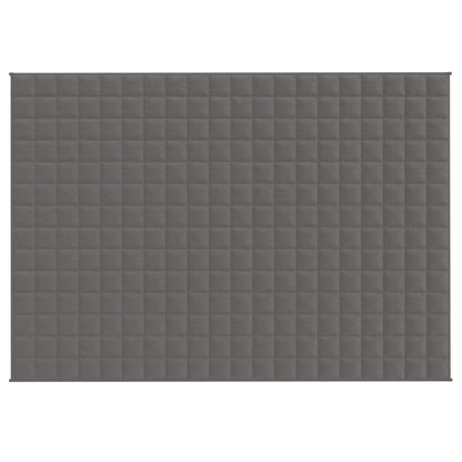 vidaXL Couverture lestée Gris 137x200 cm 10 kg Tissu