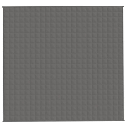 vidaXL Couverture lestée Gris 220x230 cm 11 kg Tissu