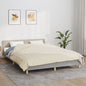 vidaXL Couverture lestée Crème clair 220x240 cm 11 kg Tissu