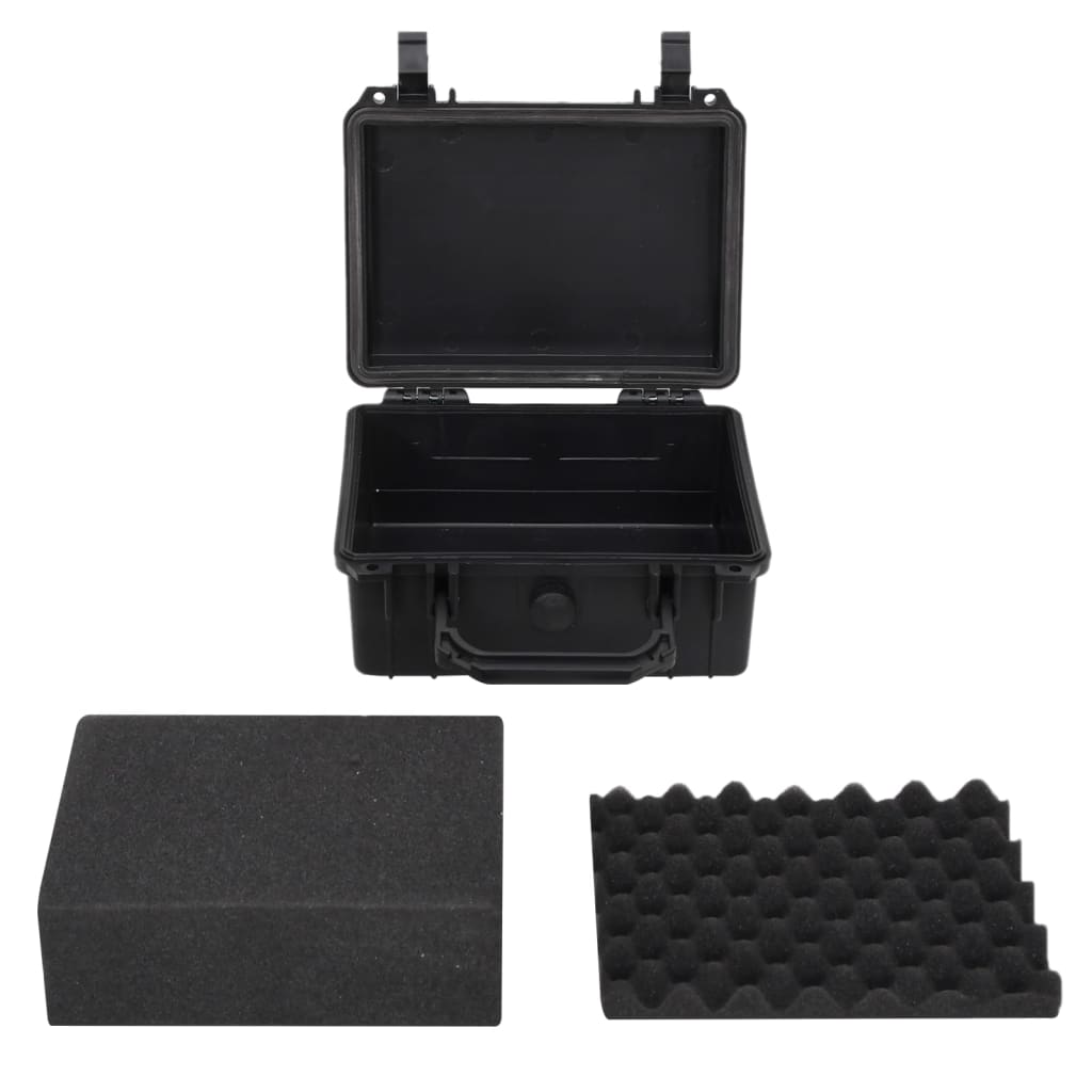 vidaXL Valise de vol portable Noir 24x19x11 cm PP