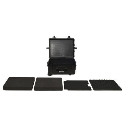 vidaXL Valise de vol à roulettes Noir 58x45x27 cm PP