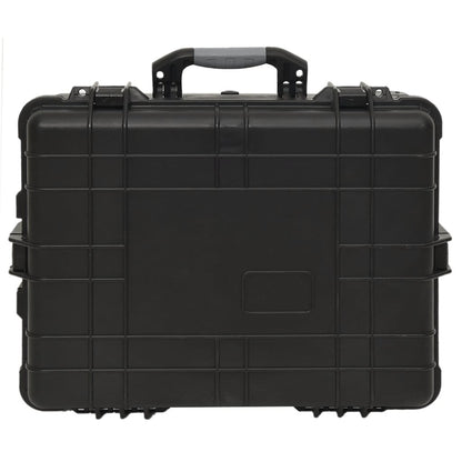 vidaXL Valise de vol à roulettes Noir 58x45x27 cm PP