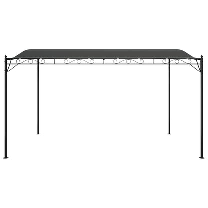 vidaXL Auvent anthracite 4x3 m 180 g/m² tissu et acier