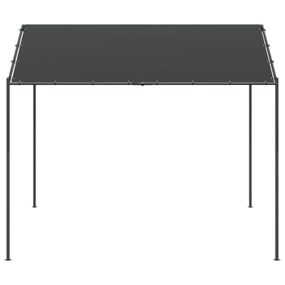 vidaXL Tente à auvent anthracite 3x3 m acier et tissu