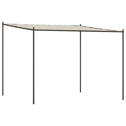 vidaXL Belvédère blanc 3x3 m 180 g/m² tissu et acier