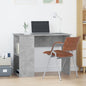 vidaXL Bureau Gris béton 100x55x75 cm Bois d'ingénierie