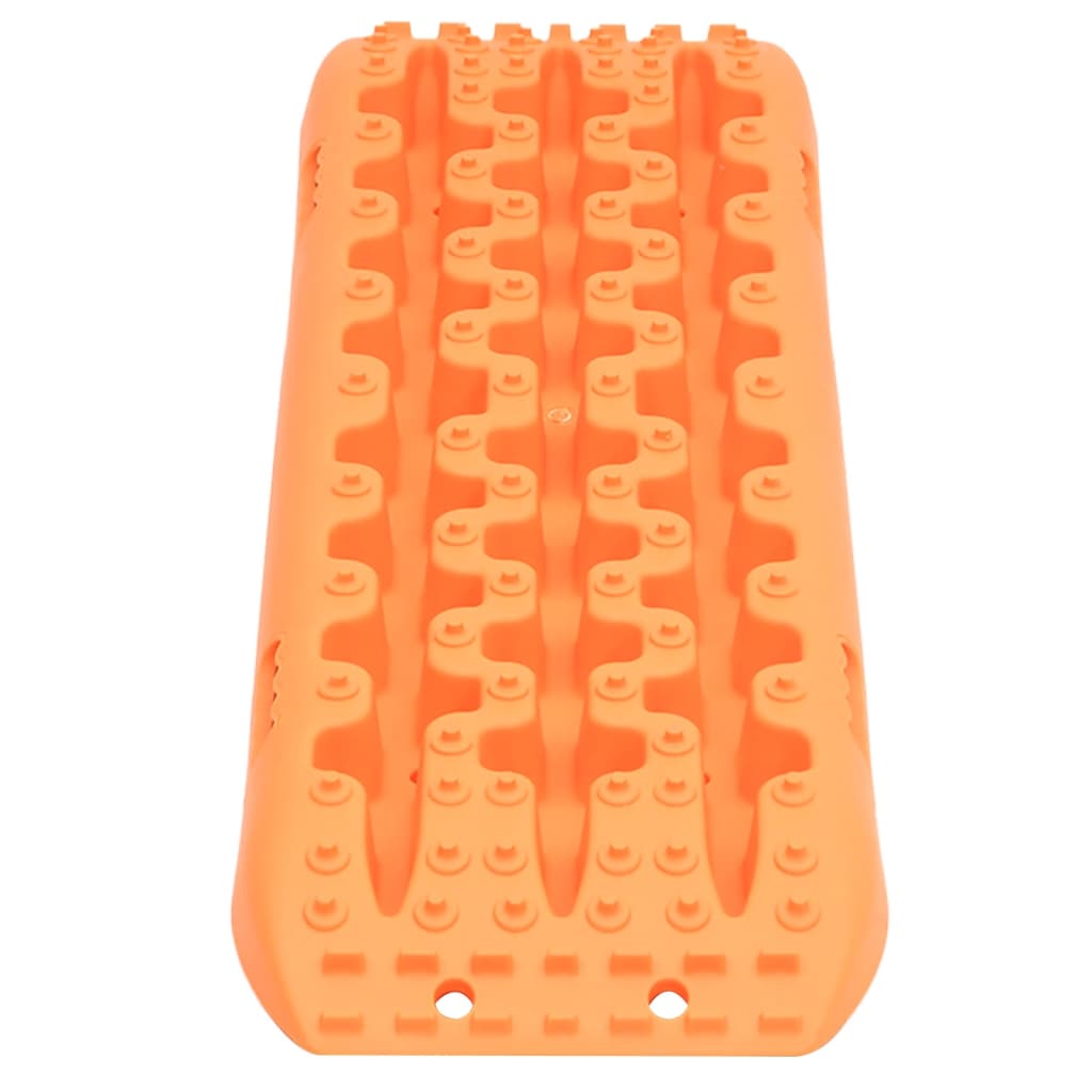 vidaXL Planches de traction 2 pc Orange 106x30,5x7 cm Nylon
