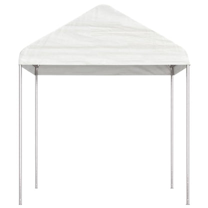 vidaXL Belvédère avec toit blanc 4,46x2,28x2,69 m polyéthylène