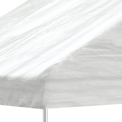 vidaXL Belvédère avec toit blanc 4,46x2,28x2,69 m polyéthylène