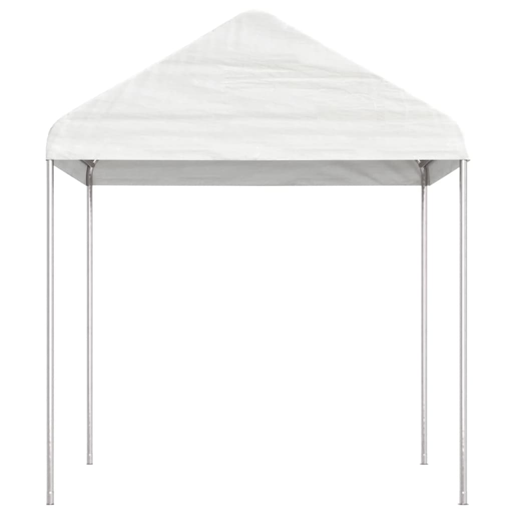 vidaXL Belvédère avec toit blanc 6,69x2,28x2,69 m polyéthylène