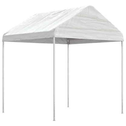 vidaXL Belvédère avec toit blanc 8,92x2,28x2,69 m polyéthylène