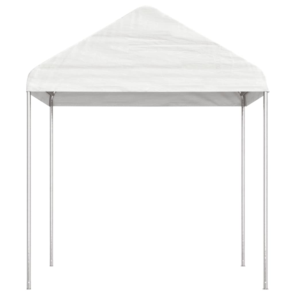 vidaXL Belvédère avec toit blanc 8,92x2,28x2,69 m polyéthylène