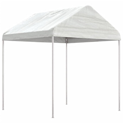 vidaXL Belvédère avec toit blanc 20,07x2,28x2,69 m polyéthylène