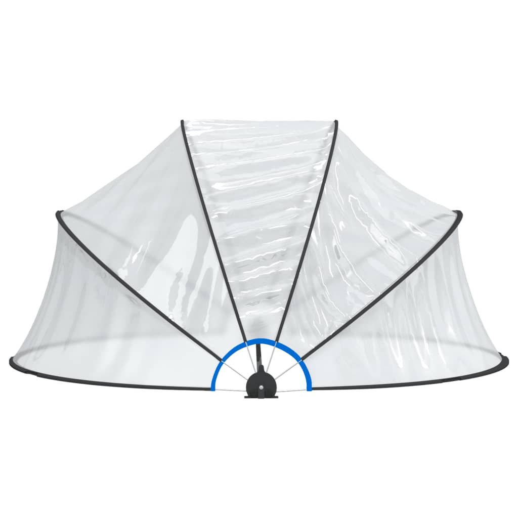 vidaXL Dôme de piscine rond 315x158 cm PVC