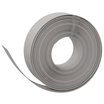 vidaXL Bordures de jardin 3 pcs gris 10 m 15 cm polyéthylène