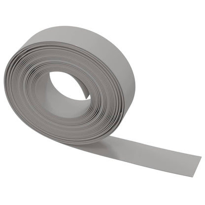 vidaXL Bordures de jardin 3 pcs gris 10 m 15 cm polyéthylène