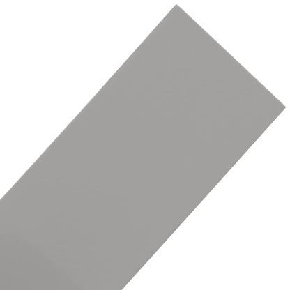 vidaXL Bordures de jardin 4 pcs gris 10 m 15 cm polyéthylène