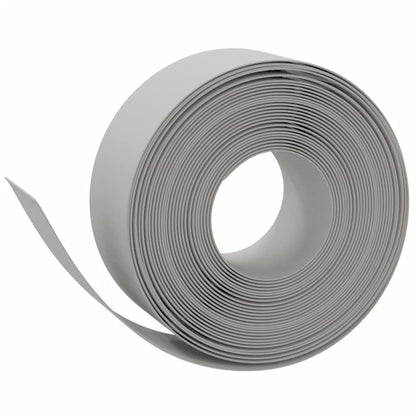 vidaXL Bordures de jardin 2 pcs gris 10 m 20 cm polyéthylène