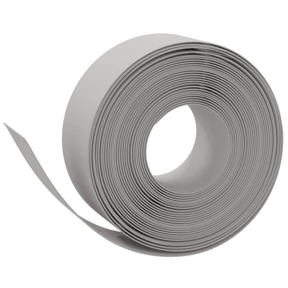 vidaXL Bordures de jardin 3 pcs gris 10 m 20 cm polyéthylène