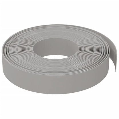 vidaXL Bordure de jardin Gris 10 m 10 cm polyéthylène