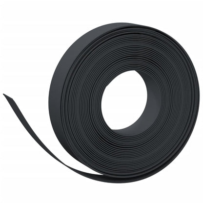 vidaXL Bordure de jardin noir 10 m 10 cm polyéthylène