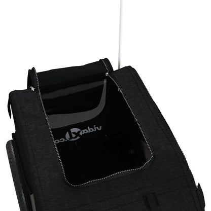 vidaXL Remorque de vélo pour animaux de compagnie noir