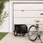 vidaXL Remorque de vélo pour animaux de compagnie noir