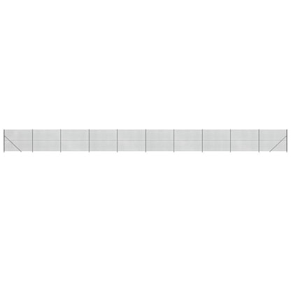 vidaXL Clôture à mailles losangées avec bride anthracite 1,6x25 m