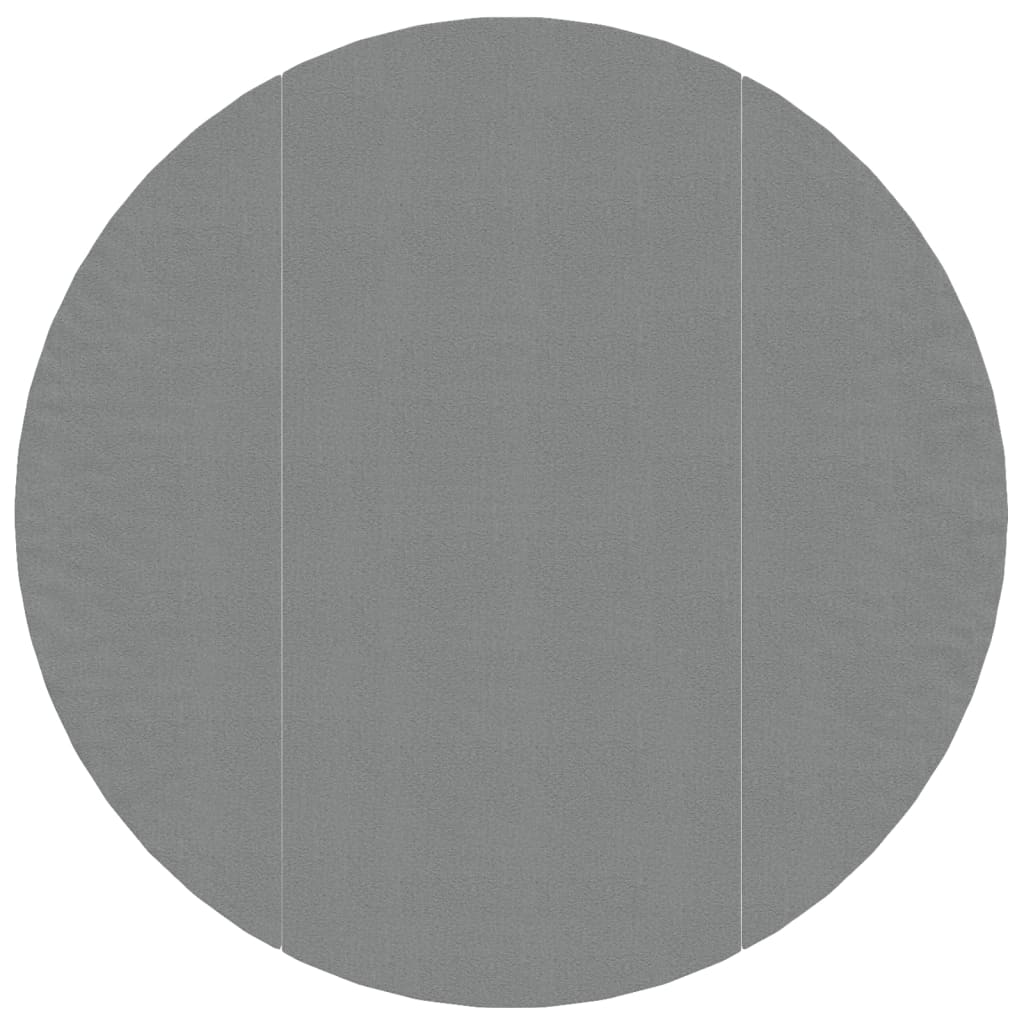 vidaXL Bâche de piscine gris clair Ø306 cm géotextile polyester