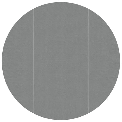 vidaXL Bâche de piscine gris clair Ø306 cm géotextile polyester