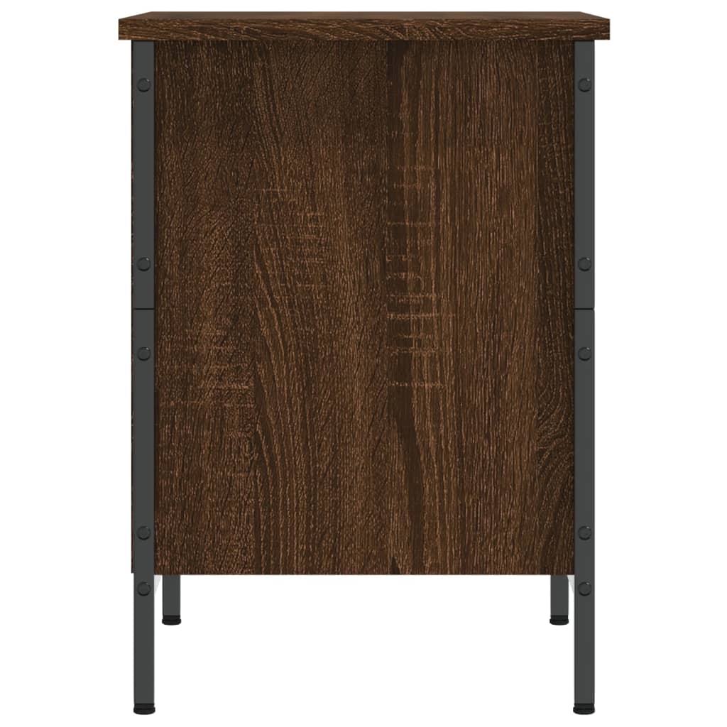 vidaXL Armoire à chaussures chêne marron 38x35x50 cm bois d'ingénierie