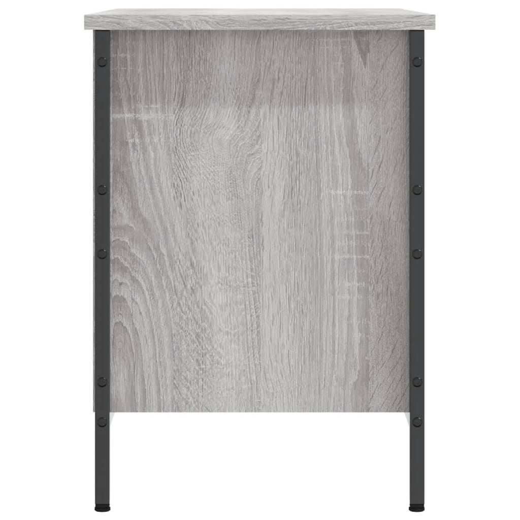 vidaXL Armoire à chaussures sonoma gris 69x35x50 cm bois d'ingénierie