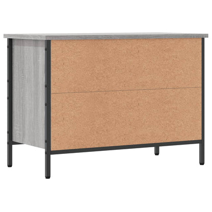 vidaXL Armoire à chaussures sonoma gris 69x35x50 cm bois d'ingénierie