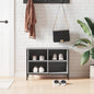 vidaXL Armoire à chaussures sonoma gris 69x35x50 cm bois d'ingénierie