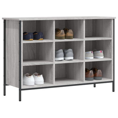 vidaXL Armoire à chaussures sonoma gris 100x35x70 cm bois d'ingénierie