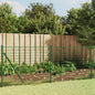 vidaXL Clôture en treillis métallique vert 0,8x25 m acier galvanisé