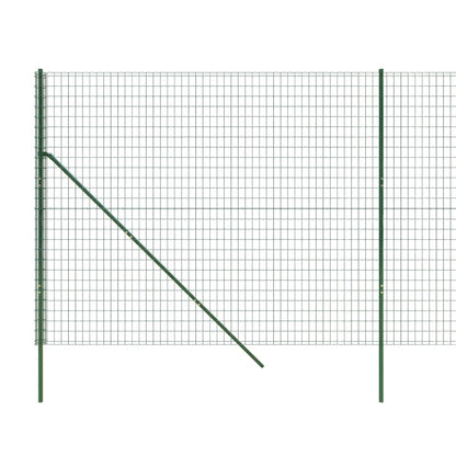 vidaXL Clôture en treillis métallique vert 2,2x25 m acier galvanisé