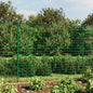 vidaXL Clôture en treillis métallique vert 1,6x25 m acier galvanisé