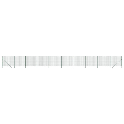 vidaXL Clôture en treillis métallique vert 1,8x25 m acier galvanisé