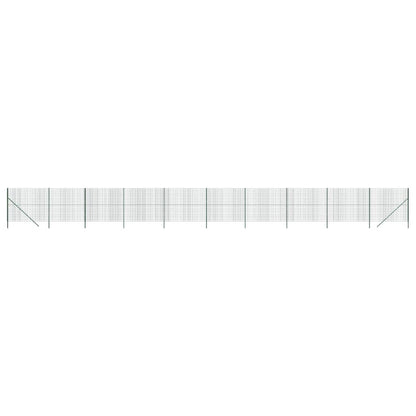 vidaXL Clôture en treillis métallique vert 2x25 m acier galvanisé
