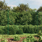 vidaXL Clôture en treillis métallique vert 2x25 m acier galvanisé