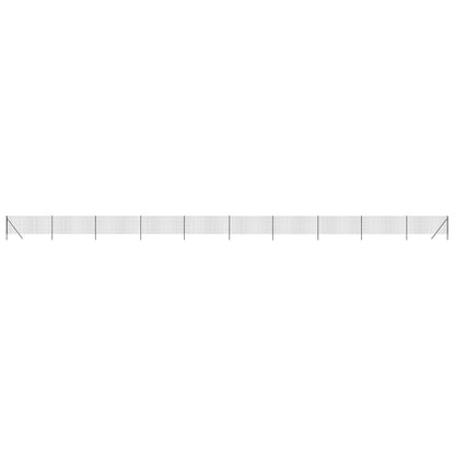 vidaXL Clôture en treillis métallique anthracite 0,8x25 m