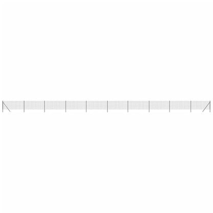 vidaXL Clôture en treillis métallique anthracite 0,8x25 m